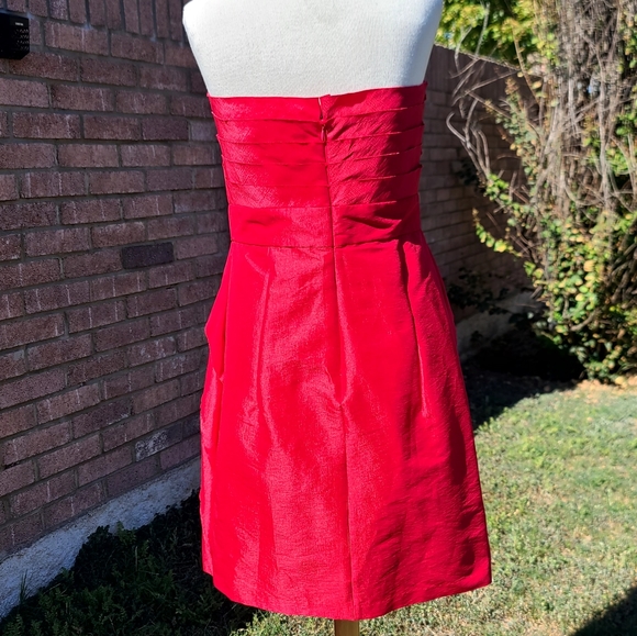 Max & Cleo strapless 🍒 red dress - Picture 7 of 9